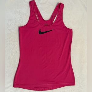 Nike Dri-Fit Pro Pink Tank Top, Size Medium